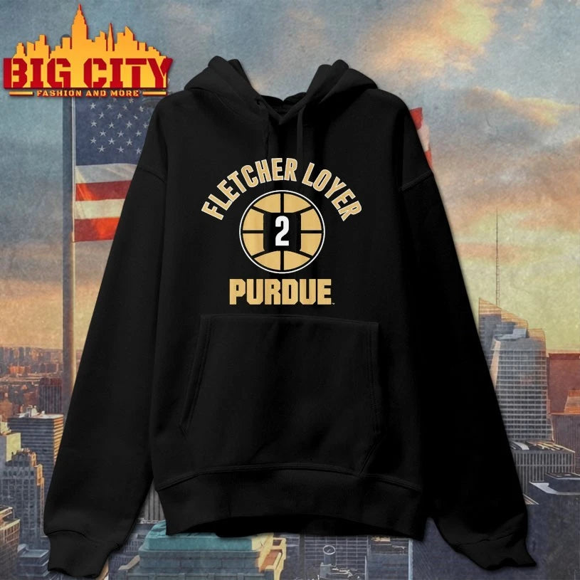 Purdue Basketball Fletcher Loyer Name Number Ball shirt