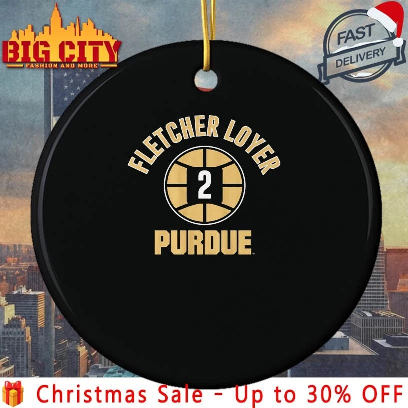 Purdue Basketball Fletcher Loyer Name Number Ball shirt