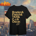 Purdue Boilermakers Braden Fletch TKR CJ And Oscar Ampersand Stars 2025-26 shirt