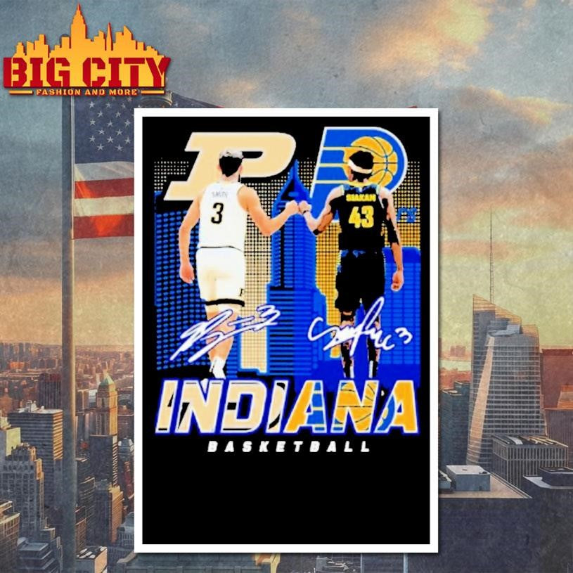 Purdue Braden Smith And Pacers Pascal Siakam Indiana Basketball Shirt