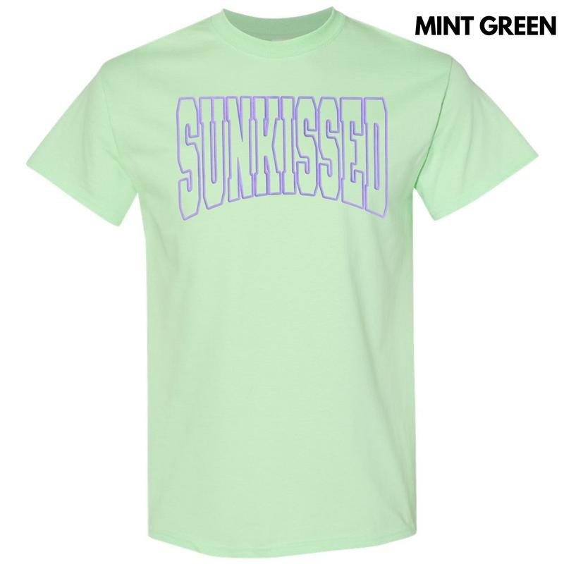 Purple Sunkissed PUFF Gildan Short Sleeve T-Shirt Hoodie, Sweatshirt | CiraTrend.com