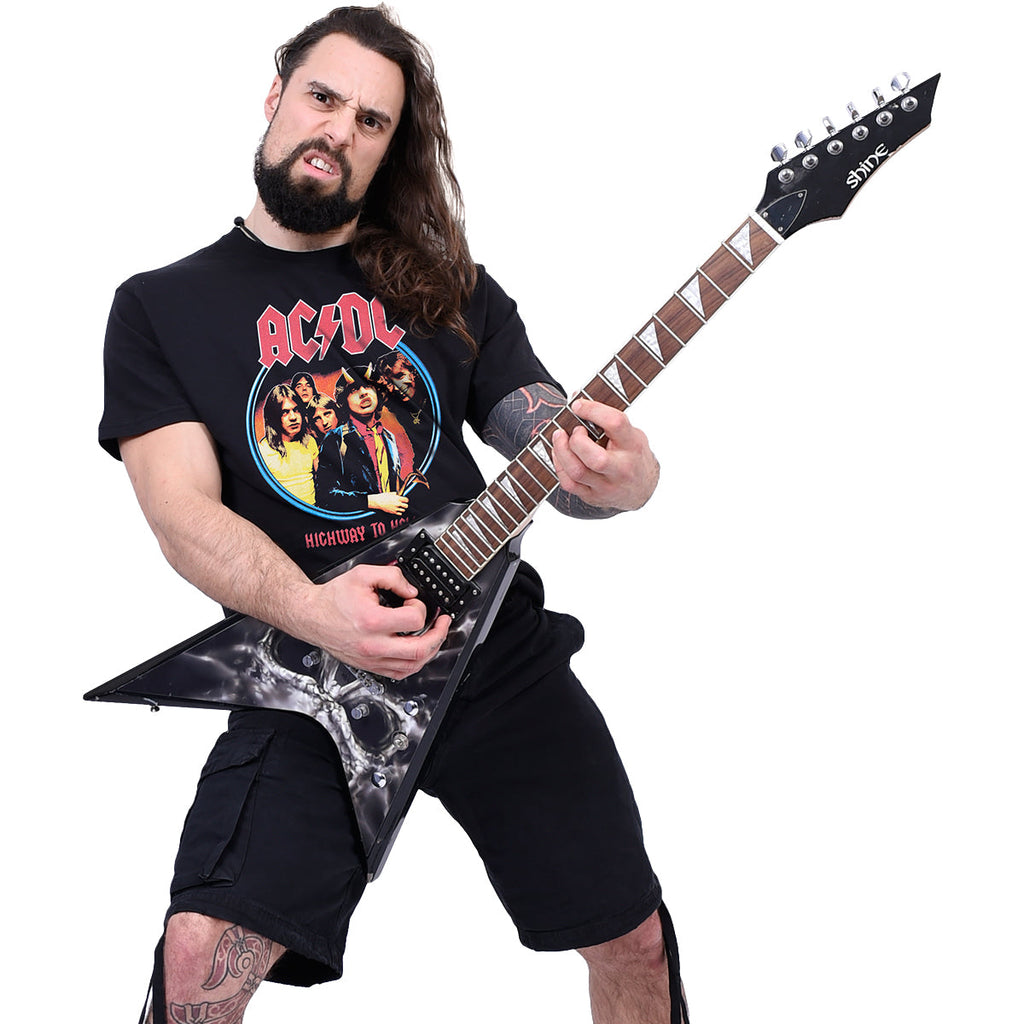 AC/DC - HIGHWAY TO HELL - Front Print T-Shirt Black Hoodie, Sweatshirt | CiraTrend.com (Image 2)