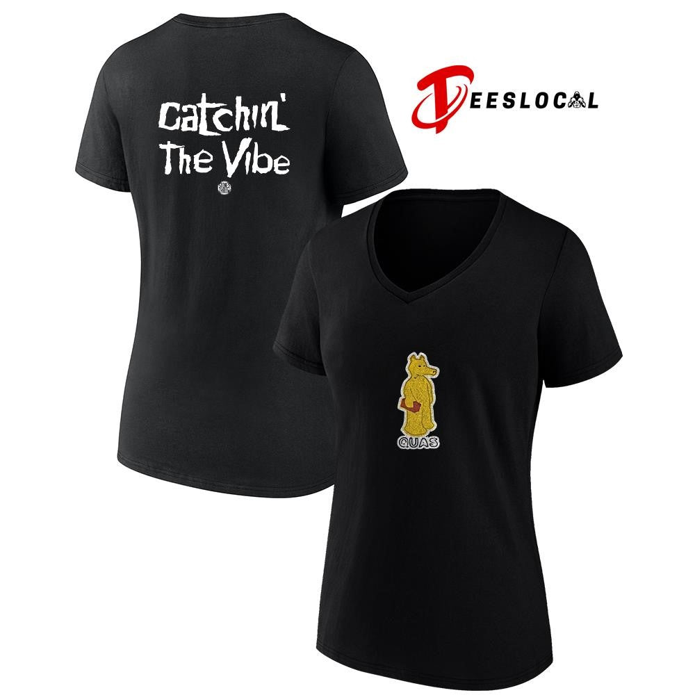 Quas catchin’ the vibe logo shirt