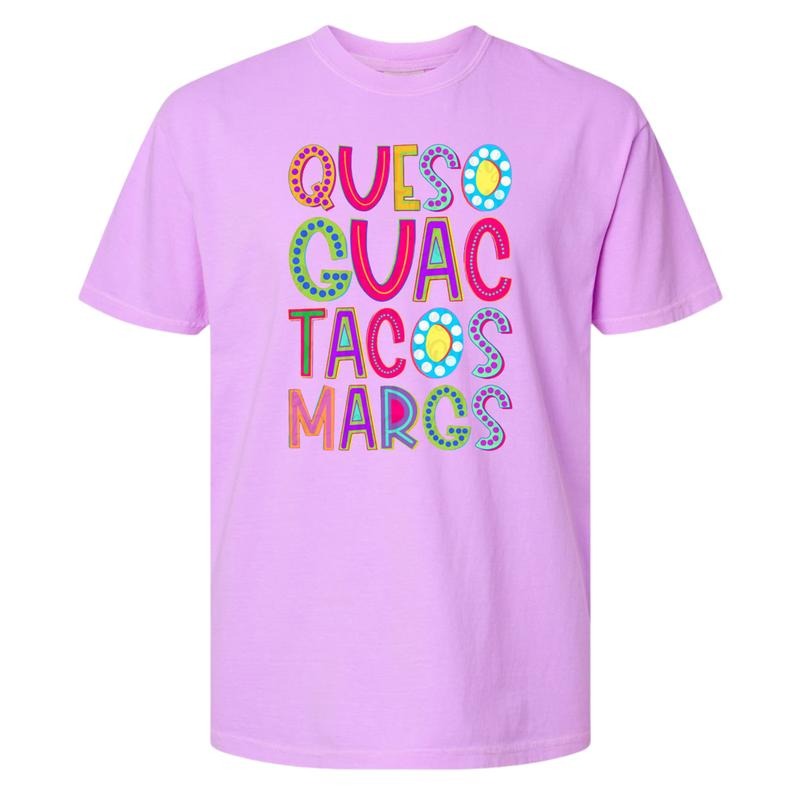 Queso & Guac Comfort Colors T-Shirt Hoodie, Sweatshirt | CiraTrend.com