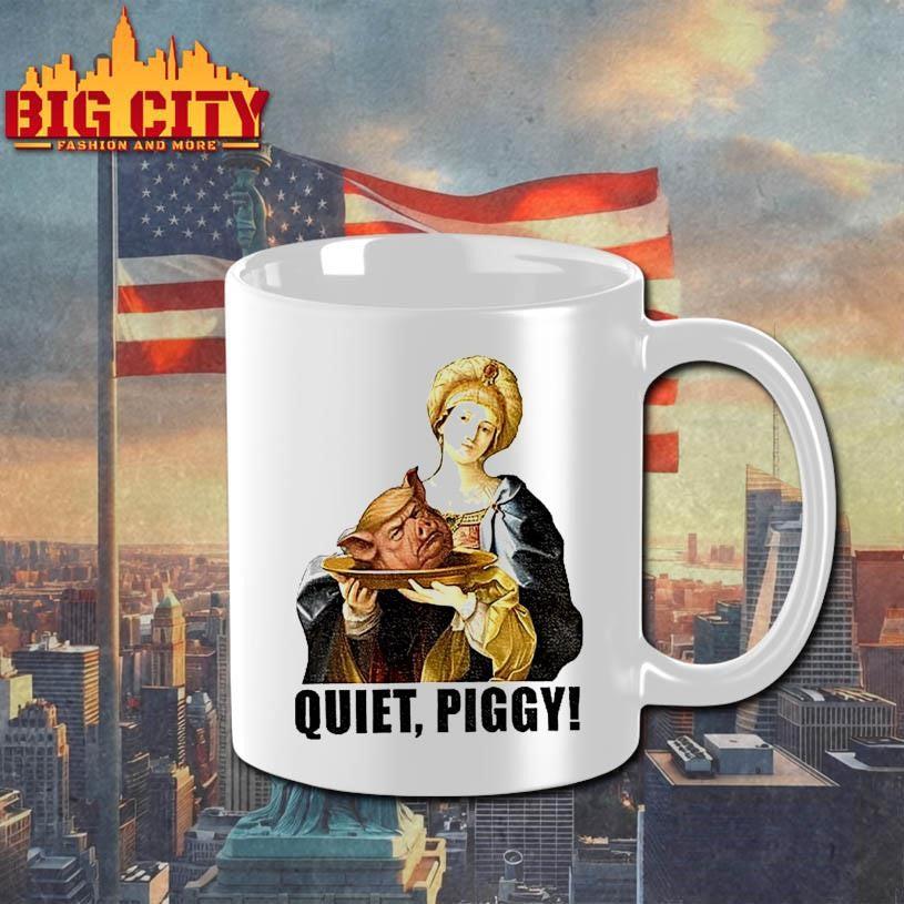 Quiet Piggy Anti Trump Feminist Trump Pig Head  Shirt