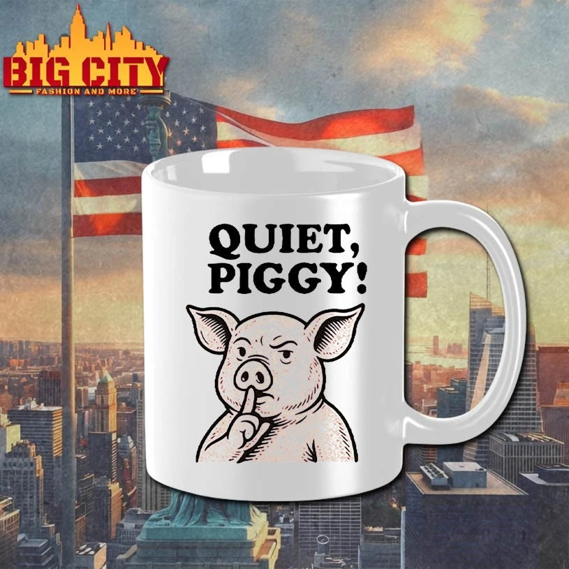 Quiet Piggy Dancing Pig Kicking Crown shirt