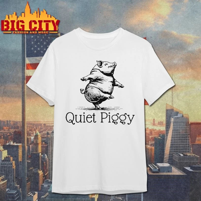 Quiet Piggy Donald Trump funny shirt