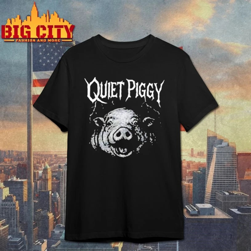 Quiet Piggy Funny meme shirt