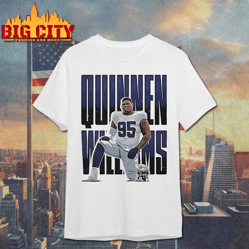 Quinnen Williams Dallas Cowboys football name retro shirt
