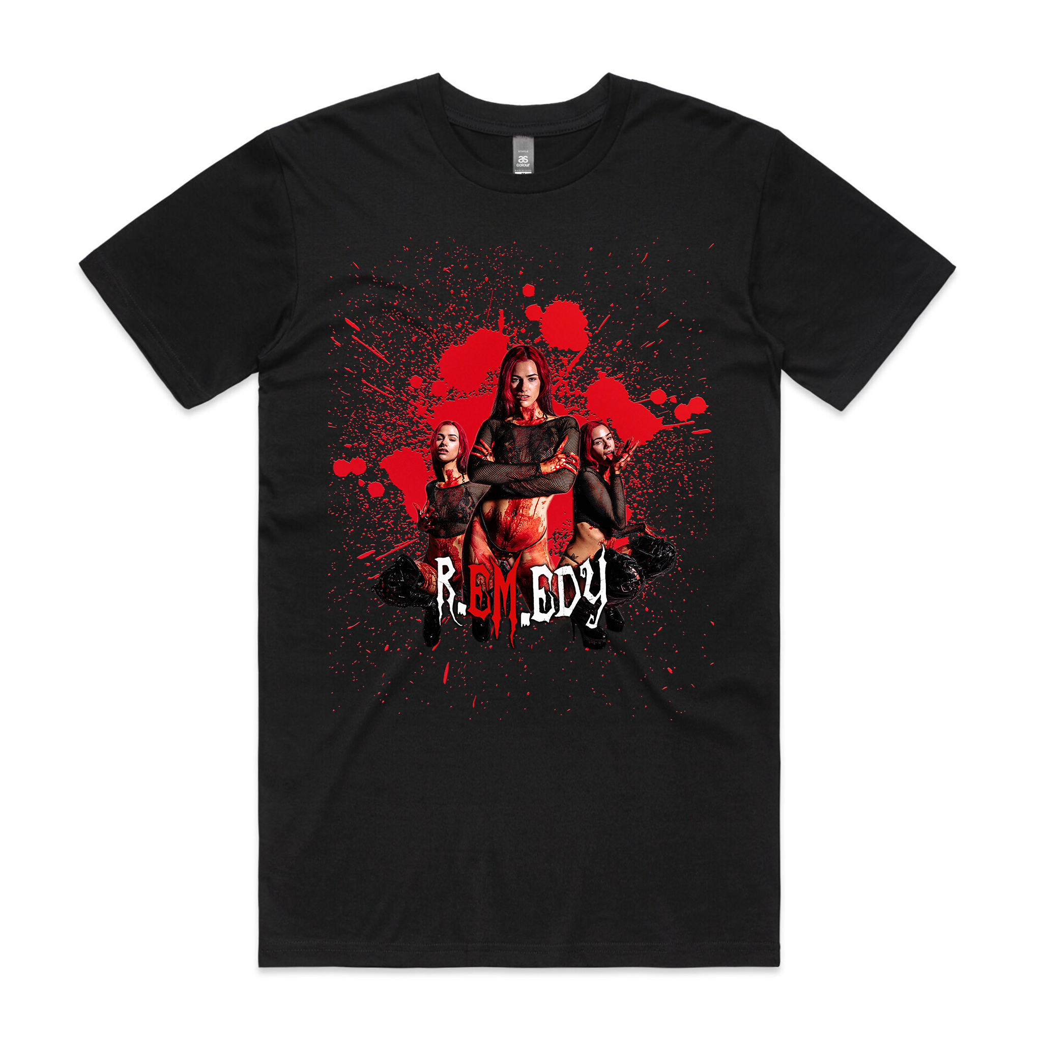 R.em.edy Blood Spatter Tee Hoodie, Sweatshirt | CiraTrend.com (Image 2)