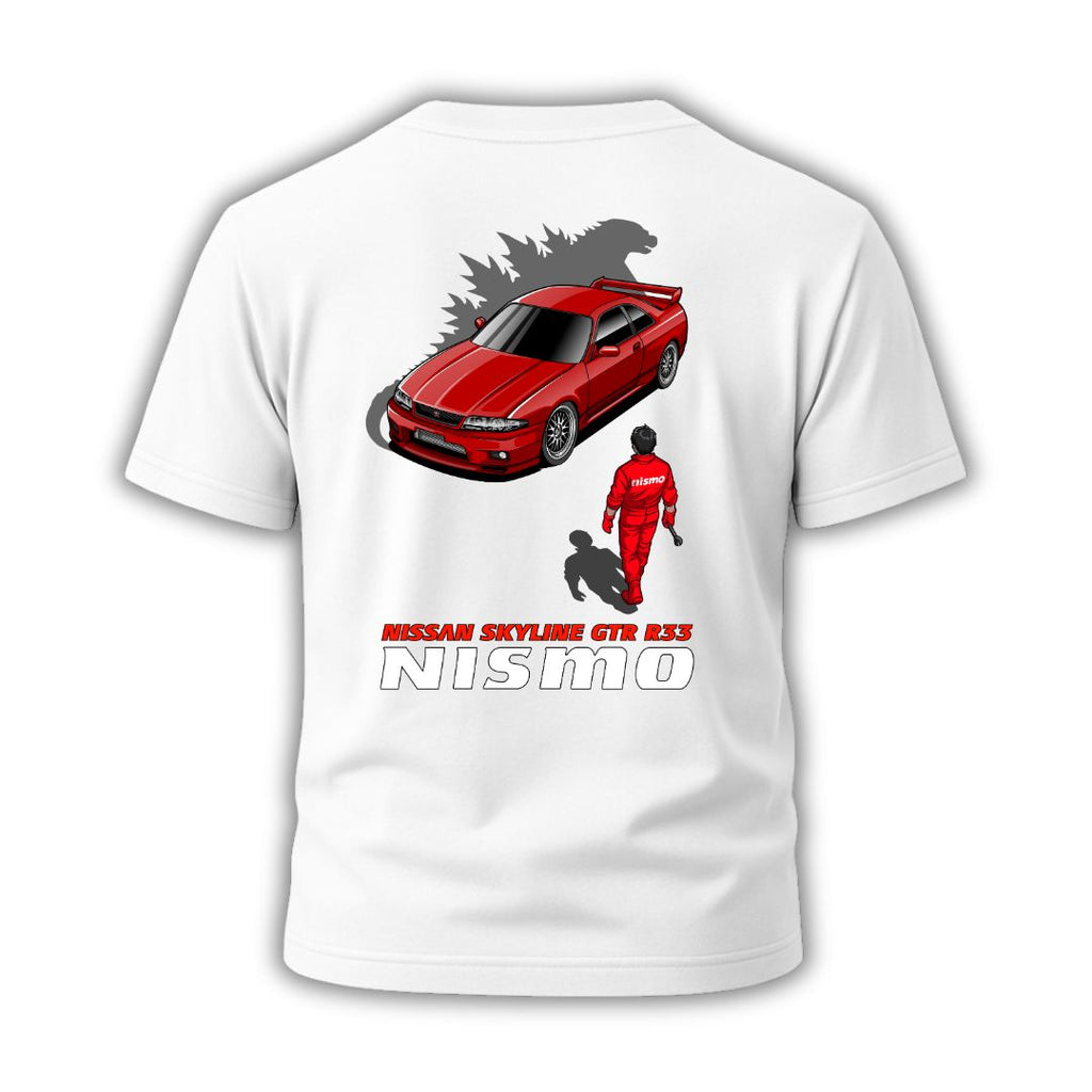 Nissan Skyline GT-R R33 “Godzilla Shadow” T-Shirt Hoodie, Sweatshirt | CiraTrend.com (Image 2)