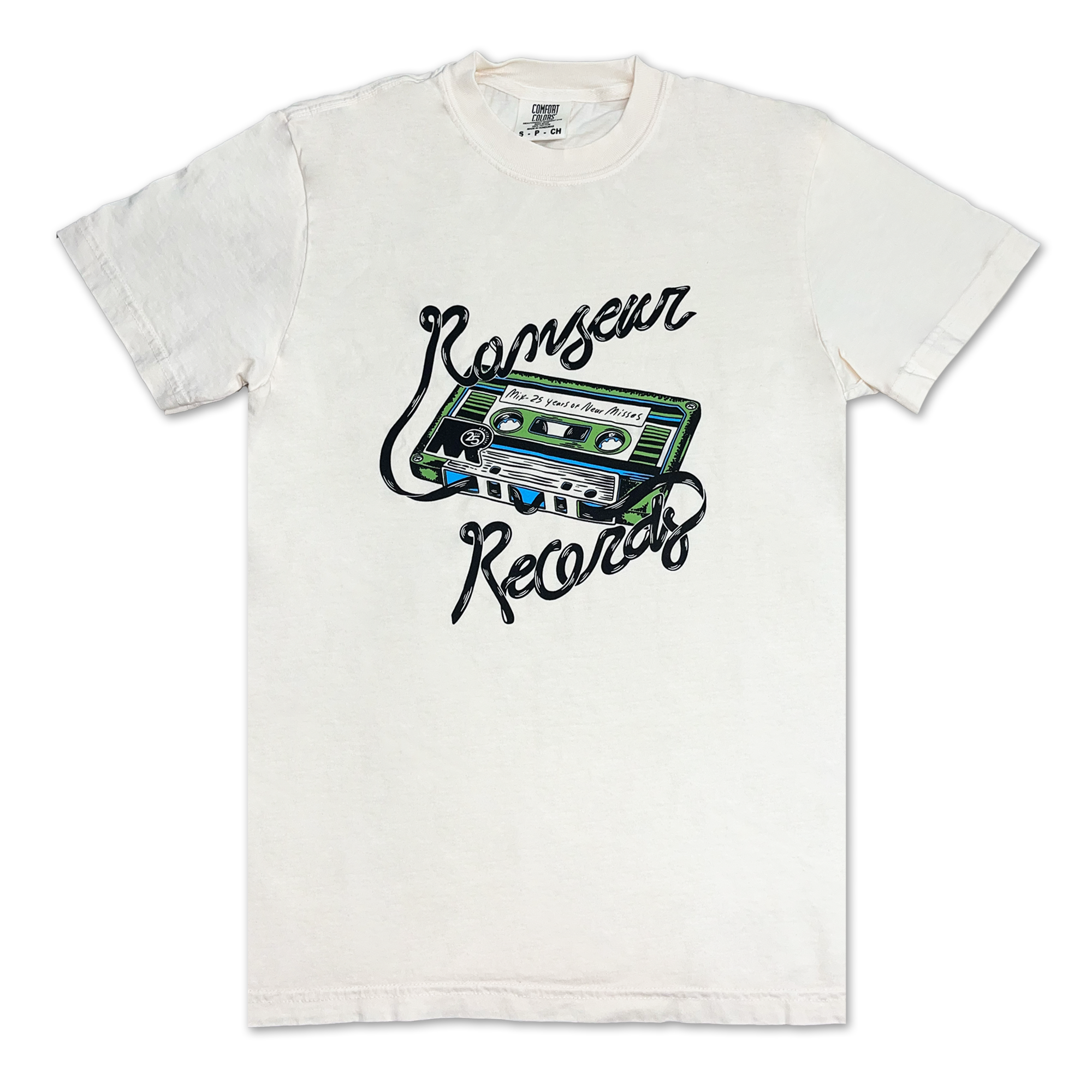 25 Years Cassette Tape (Cream) T-shirt