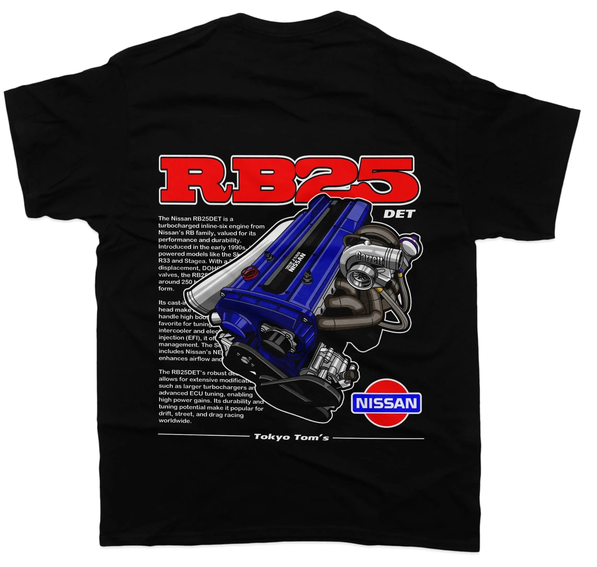 RB25 Det Nissan T-Shirt - Unisex - Car Enthusiast - Drifting Drag JDM Hoodie, Sweatshirt | CiraTrend.com