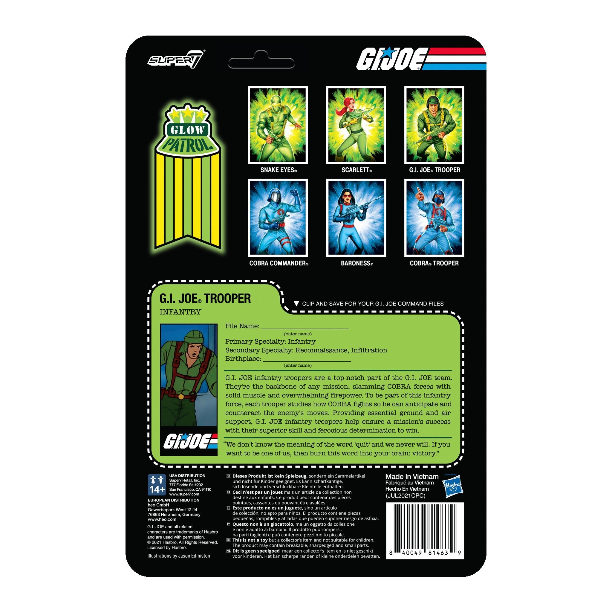 G.I. Joe ReAction Figures Wave 1b - Greenshirt (Glow Patrol) T-Shirts, Hoodie, Sweatshirt | CiraTrend.com (Image 4)