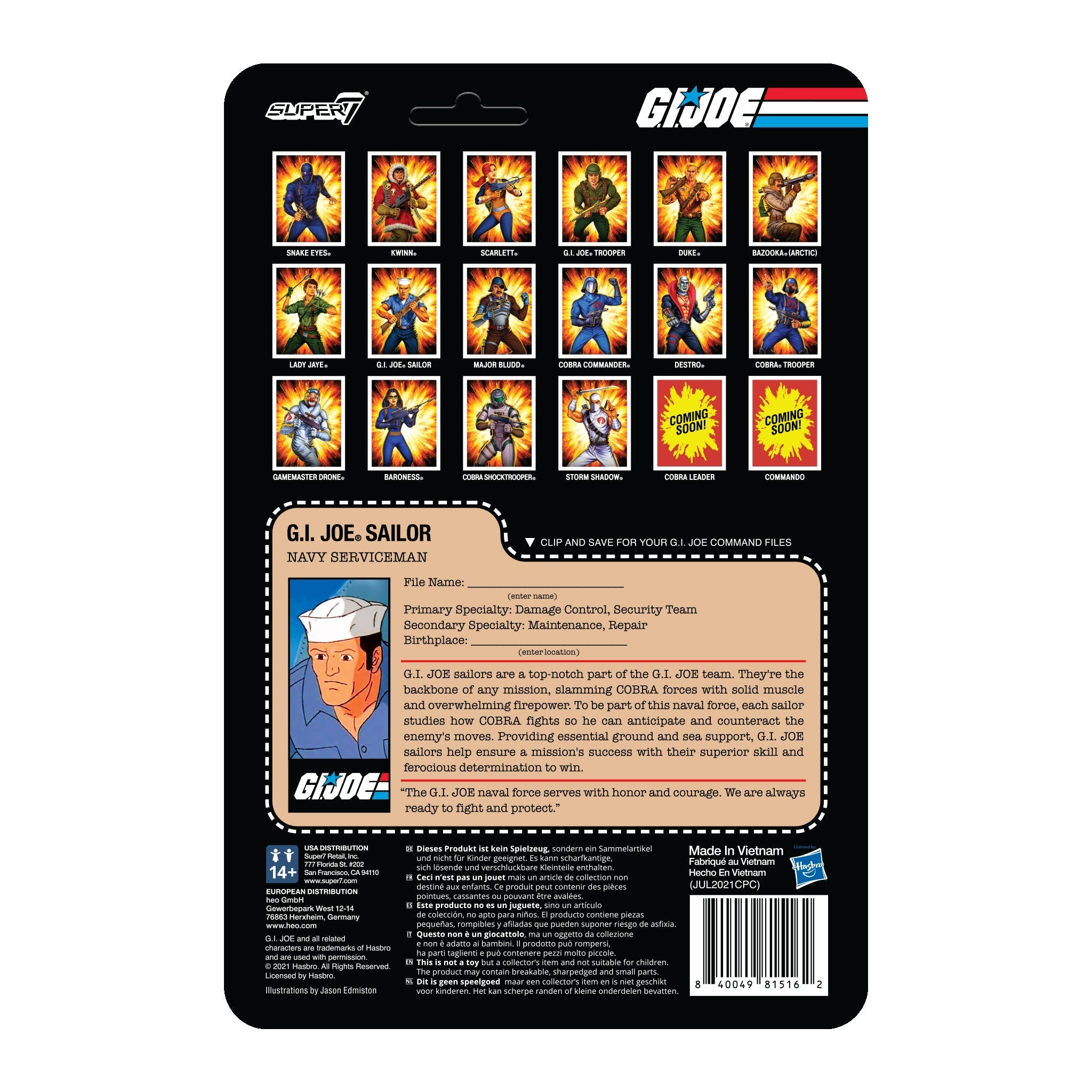 G.I. Joe ReAction Figures Wave 2 - Blueshirt Beard (Pink) T-Shirts, Hoodie, Sweatshirt | CiraTrend.com (Image 3)