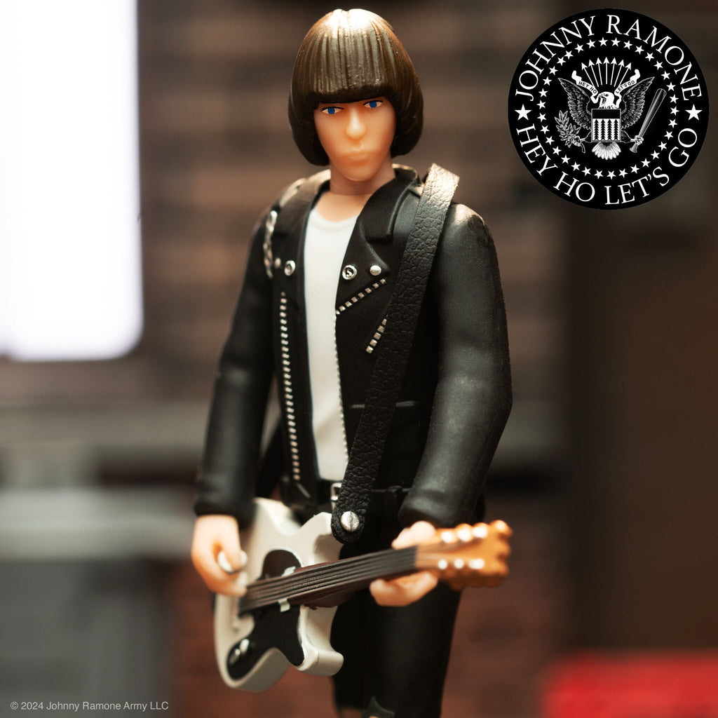Johnny Ramone ReAction Figures - Johnny Ramone (White Shirt) Hoodie, Sweatshirt | CiraTrend.com (Image 2)