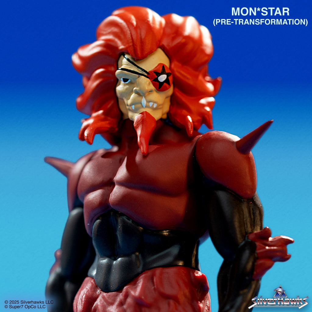 SilverHawks ReAction Figures Wave 1 - Bluegrass (Toy Version), Quicksilver (Toy Version), Steelheart (Toy... (Image 4)