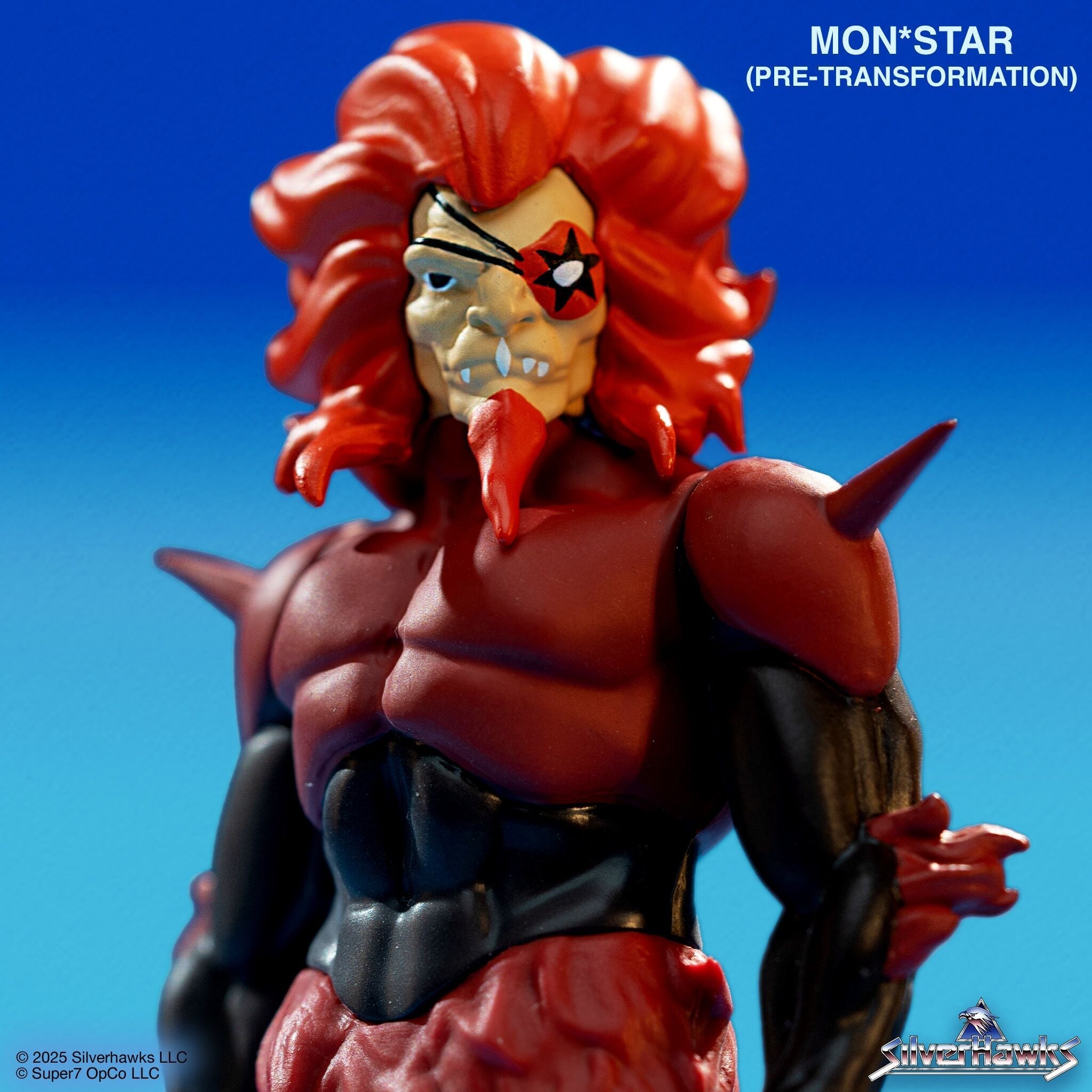 SilverHawks ReAction Figures Wave 1 - Bluegrass (Toy Version), Quicksilver (Toy Version), Steelheart (Toy... (Image 4)