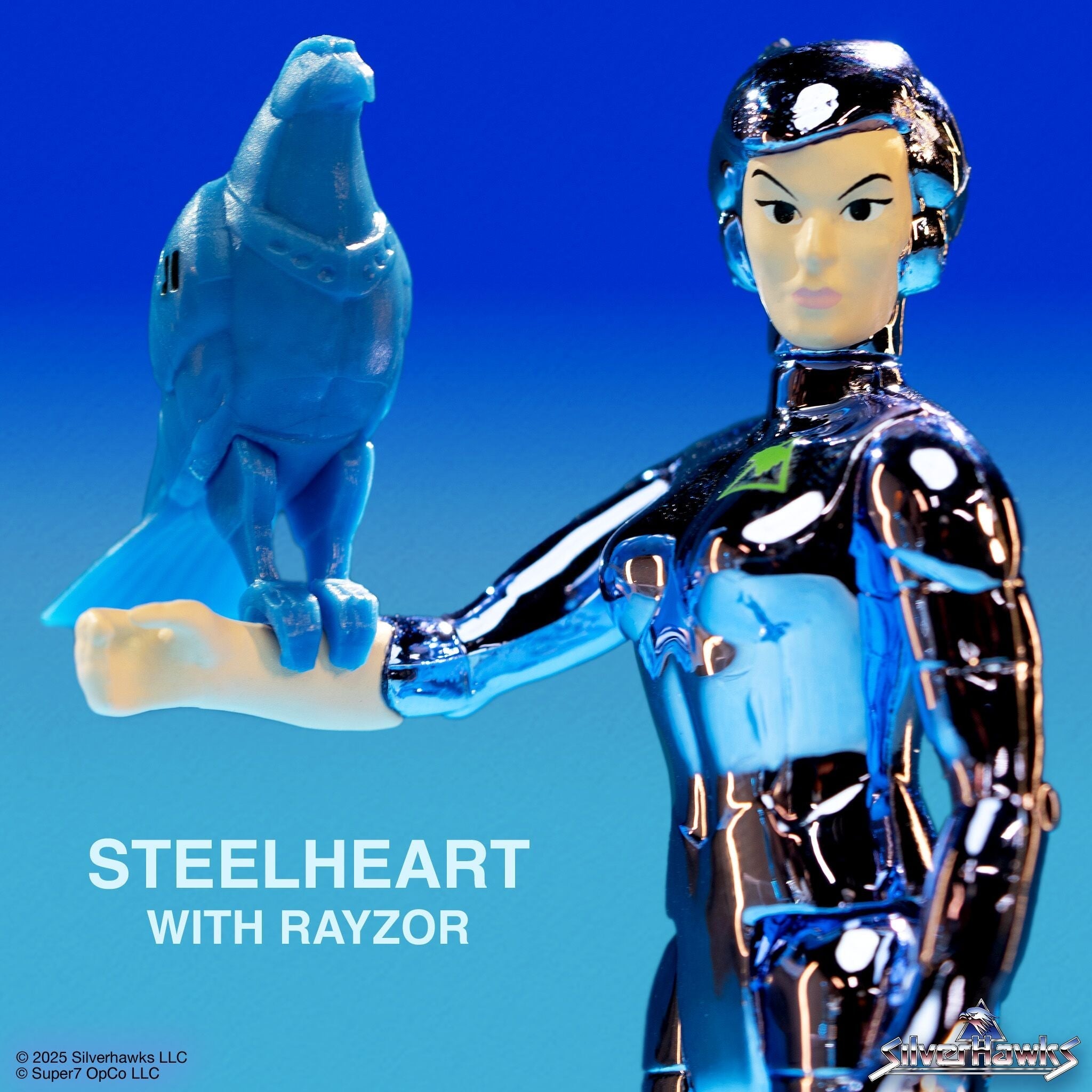SilverHawks ReAction Figures Wave 01 - Steelheart (Toy Version) T-Shirts, Hoodie, Sweatshirt | CiraTrend.com (Image 2)