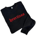 RED Heartless Embroidered Crewneck Unisex Sweatshirt Casual Clothing T-Shirts, Hoodie | CiraTrend.com