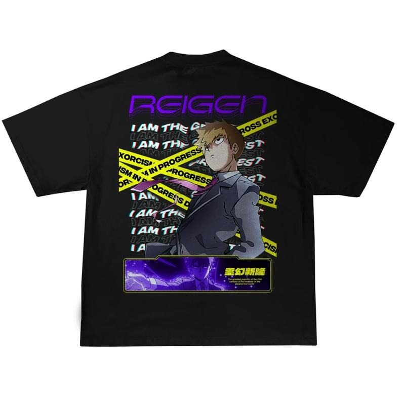 REIGEN ARATAKA MOB PSYCHO 100 VINTAGE T-SHIRT, MOB PSYCHO 100 Tshirt, MOB PSYCHO 100 Shirt, MOB PSYCHO 100 Merch, Anime...