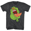 Real Ghostbusters Mens S/S T-Shirt - Slimer - Heather Black Heather Hoodie, Sweatshirt | CiraTrend.com