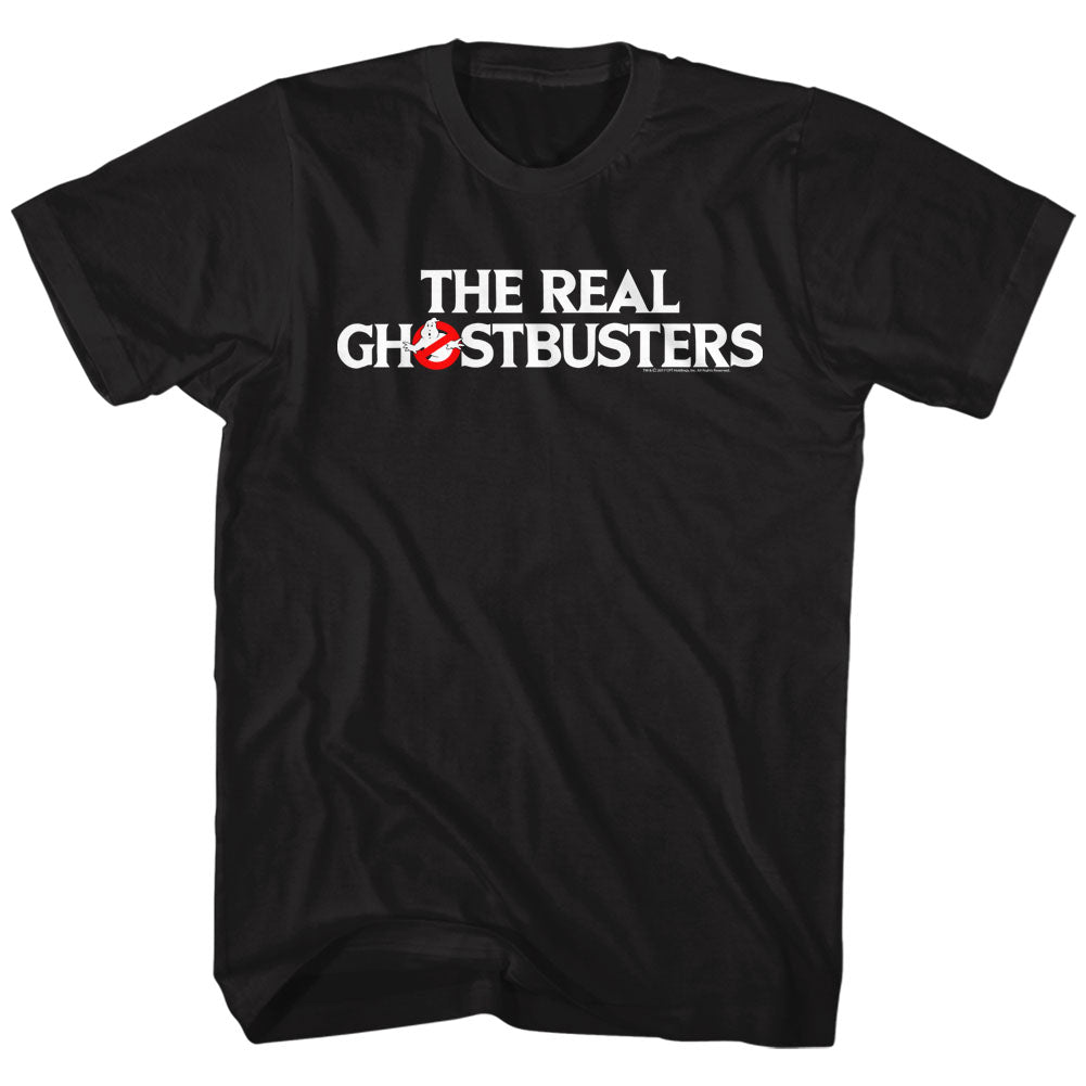 Real Ghostbusters Mens S/S T-Shirt - Logo - Solid Black Hoodie, Sweatshirt | CiraTrend.com