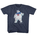 The Real Ghostbusters Toddler S/S T-Shirt - Mr Stay Puft 2 - Heather Vintage Navy Hoodie, Sweatshirt | CiraTrend.com