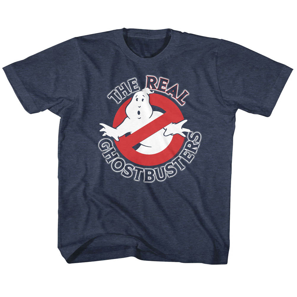 Real Ghostbusters Toddler S/S T-Shirt - Realgb - Heather Vintage Navy Hoodie, Sweatshirt | CiraTrend.com