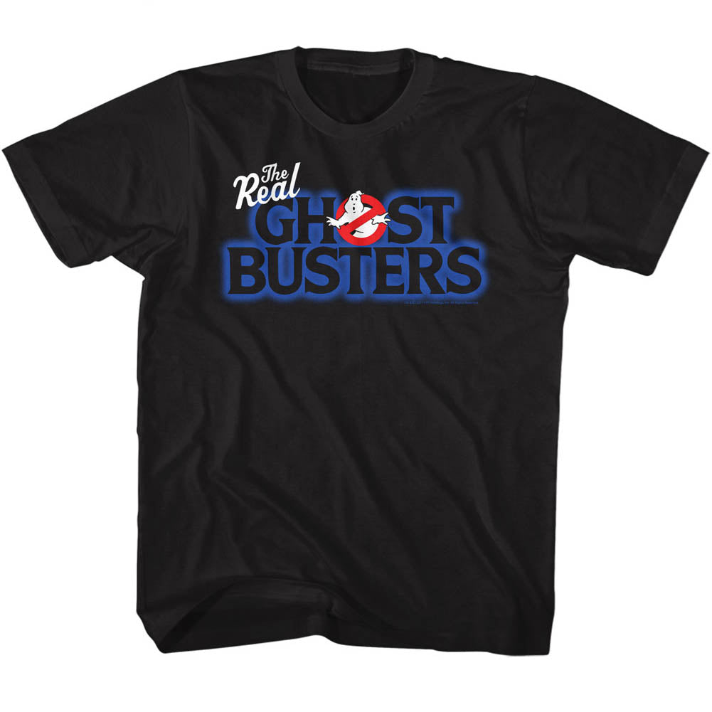 Real Ghostbusters Toddler S/S T-Shirt - Real Logo - Solid Black Hoodie, Sweatshirt | CiraTrend.com