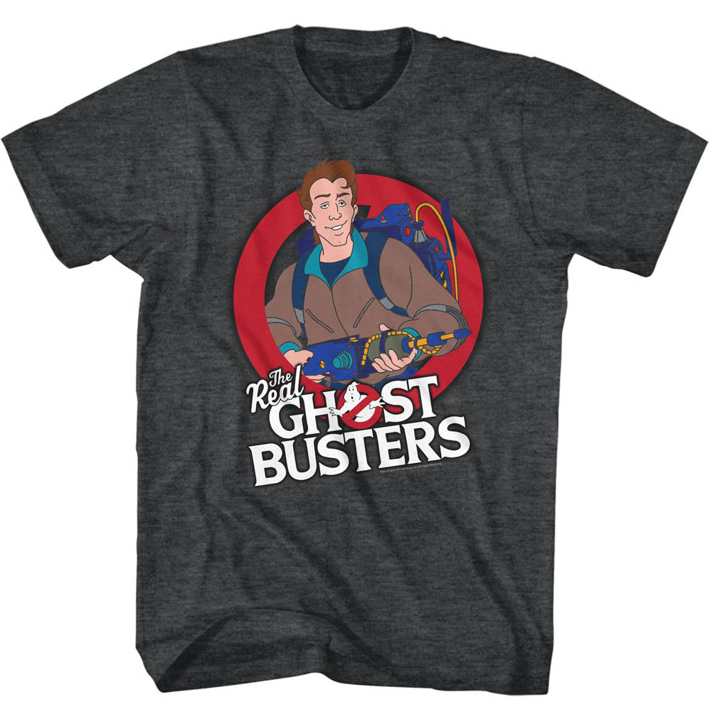 Real Ghostbusters Mens S/S T-Shirt - Venkman - Heather Black Heather Hoodie, Sweatshirt | CiraTrend.com