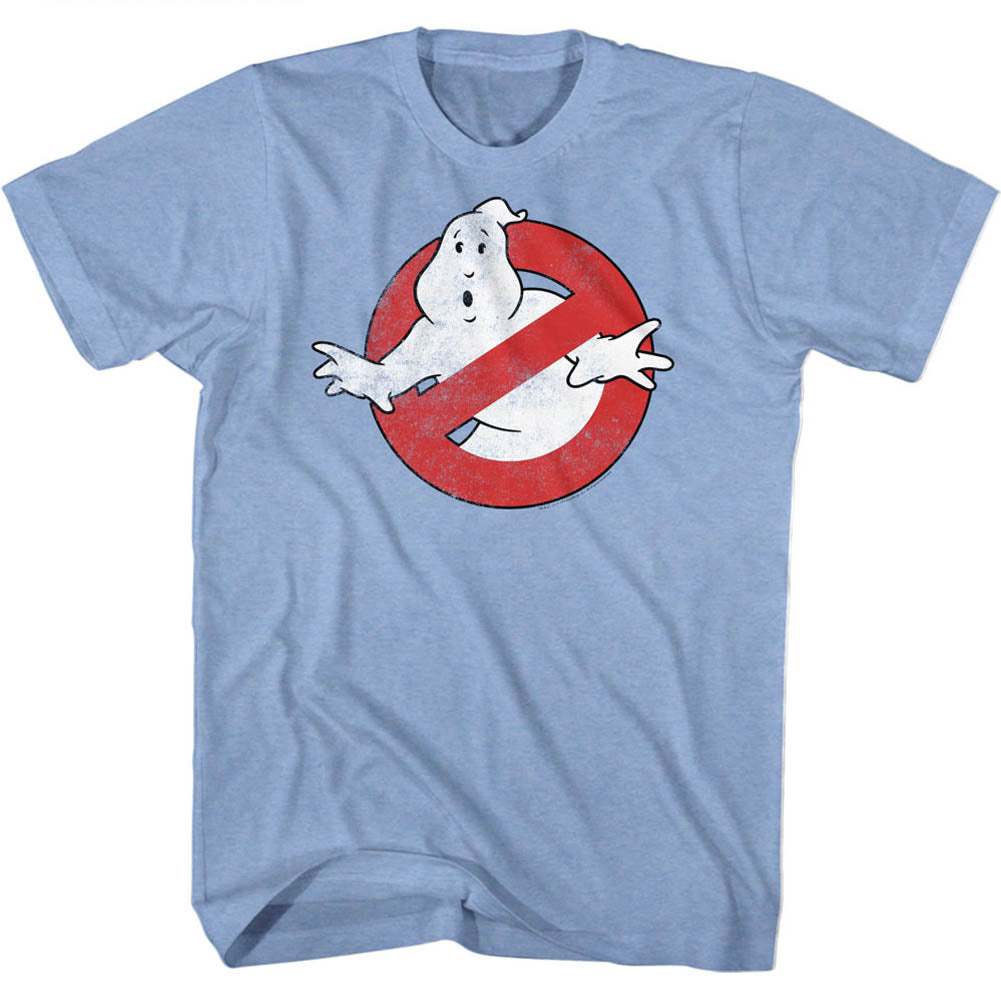 Real Ghostbusters Mens S/S T-Shirt - Logo - Heather Light Blue Heather Hoodie, Sweatshirt | CiraTrend.com