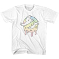 Real Ghostbusters Toddler S/S T-Shirt - Pastel Slime - Solid White Hoodie, Sweatshirt | CiraTrend.com