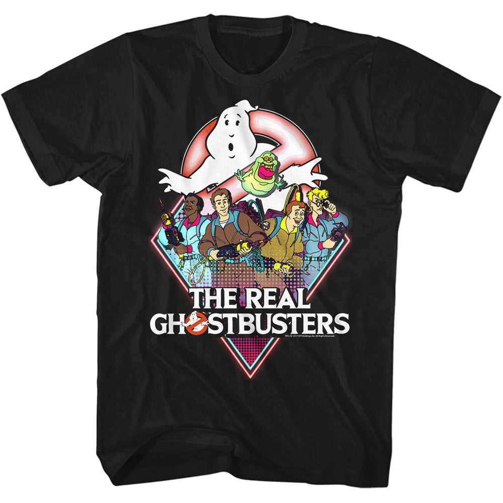 Real Ghostbusters Mens S/S T-Shirt - Realgb - Solid Black Hoodie, Sweatshirt | CiraTrend.com