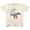 The Real Ghostbusters Youth S/S T-Shirt - Stay Puft Head - Solid Natural Hoodie, Sweatshirt | CiraTrend.com