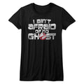 The Real Ghostbusters Girls Juniors S/S T-Shirt - Ain'T Afraid - Solid Black Hoodie, Sweatshirt | CiraTrend.com