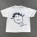 BADGALRIRI PROFILE TEE HEAVYWEIGHT WHITE T-SHIRT Hoodie, Sweatshirt | CiraTrend.com (Image 1)