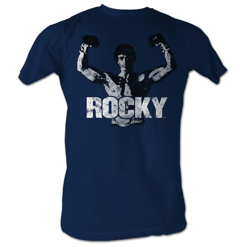 Rocky Mens S/S T-Shirt - Classic Rocky - Solid Navy Hoodie, Sweatshirt | CiraTrend.com