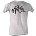 Rocky Mens S/S T-Shirt - Rocky Cursive - Solid White Hoodie, Sweatshirt | CiraTrend.com