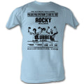 Rocky Mens S/S T-Shirt - The Ultimate Challenge - Solid Light Blue Hoodie, Sweatshirt | CiraTrend.com
