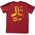 Rocky Mens S/S T-Shirt - Break You - Solid Maroon Hoodie, Sweatshirt | CiraTrend.com