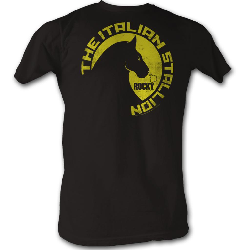 Rocky Mens S/S T-Shirt - Wild Stallions - Solid Black Hoodie, Sweatshirt | CiraTrend.com
