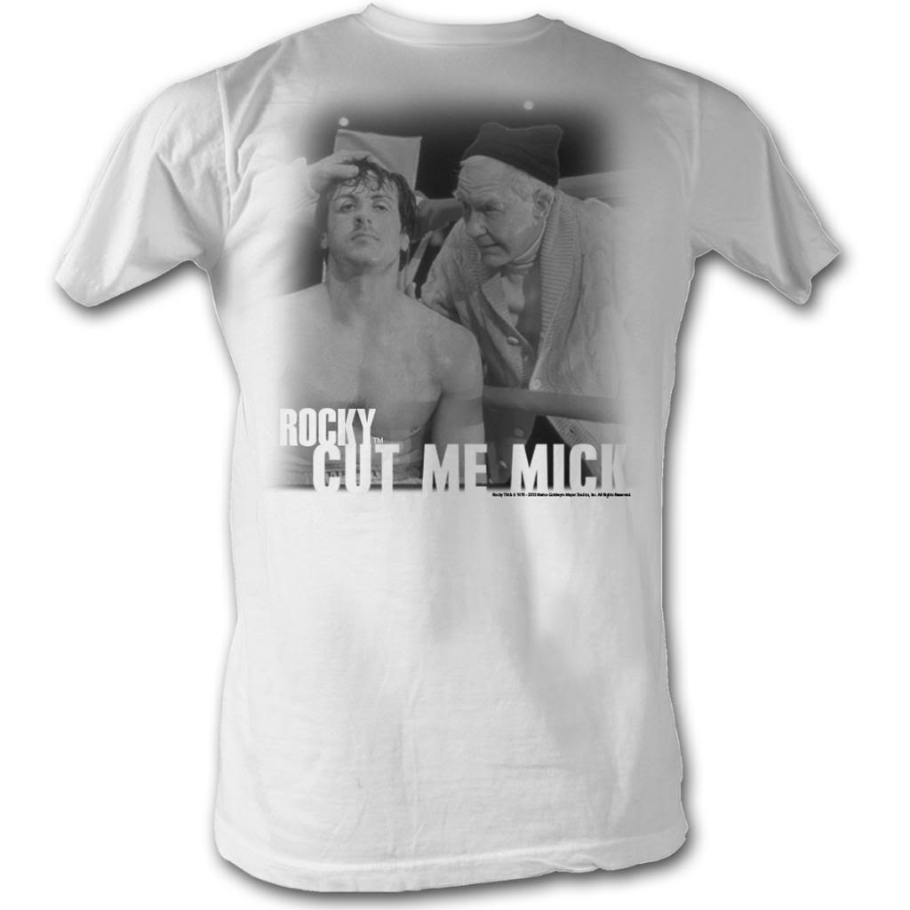 Rocky Mens S/S T-Shirt - Rock And Mick - Solid White Hoodie, Sweatshirt | CiraTrend.com