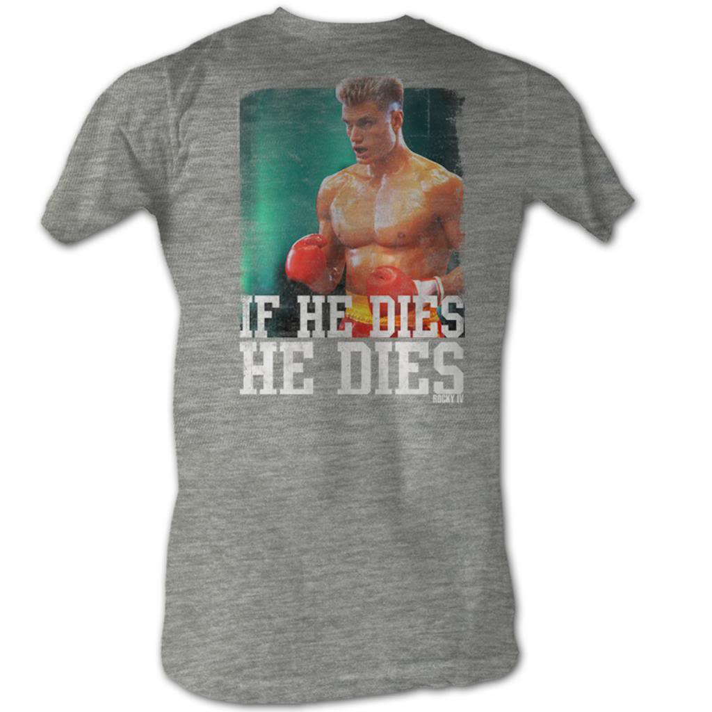 Rocky Mens S/S T-Shirt - Dies Distressed - Heather Graphite Heather Hoodie, Sweatshirt | CiraTrend.com