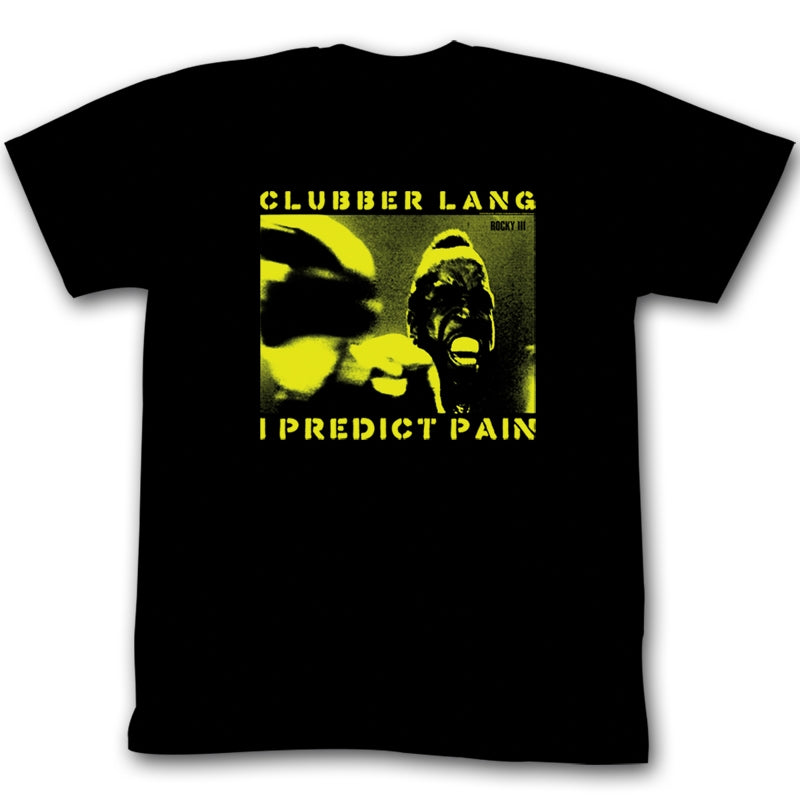 Rocky Mens S/S T-Shirt - Pain!! - Solid Black Hoodie, Sweatshirt | CiraTrend.com