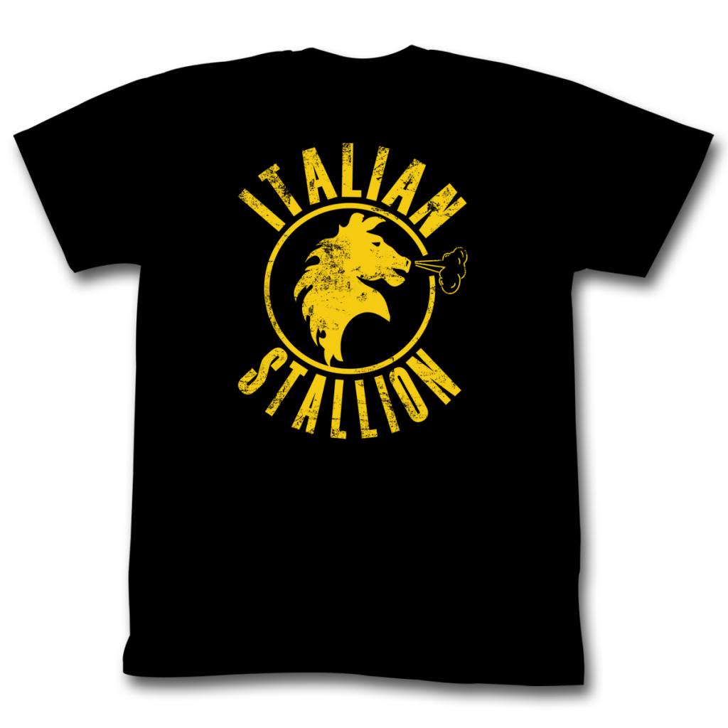 Rocky Mens S/S T-Shirt - Black Stallion - Solid Black Hoodie, Sweatshirt | CiraTrend.com
