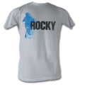 Rocky Mens S/S T-Shirt - Black And Blue - Solid Silver Hoodie, Sweatshirt | CiraTrend.com