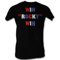 Rocky Mens S/S T-Shirt - Winning - Solid Black Hoodie, Sweatshirt | CiraTrend.com