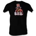 Rocky Mens S/S T-Shirt - Usa! - Solid Black Hoodie, Sweatshirt | CiraTrend.com