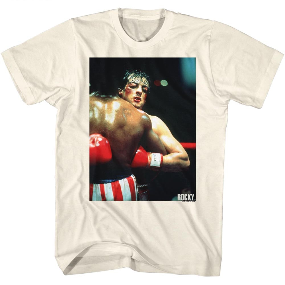 Rocky Mens S/S T-Shirt - Real Talk - Solid Natural Hoodie, Sweatshirt | CiraTrend.com